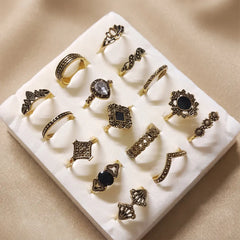 Antique Golden Ring Set