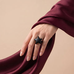 Black Star Ring - Sizeable