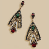 Drop Stone Turkish Earrings