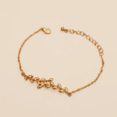 Floral Golden Bracelet - Shein