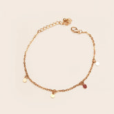 Golden Disc Chain Bracelet - Shein