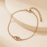 Golden Eye Chain Bracelet - Shein