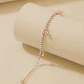 Golden Stone Chain Bracelet - Shein
