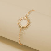 Golden Sun chain Bracelet - Shein