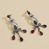 Red Stone Turkish Drop Earrings
