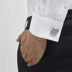 Silver_Stone_Spherical_Cufflinks