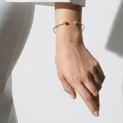 Simple Golden Bracelet Bangle - Shein