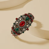 Turkish Bangle Bracelet - Red Stone