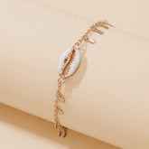 White Metallic Golden Bracelet - Shein