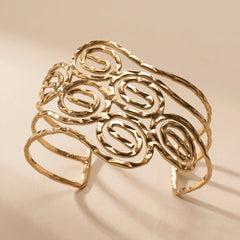 Dull Gold Butterfly Metallic Handcuff