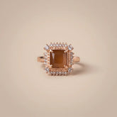 Brown Faux Stone Ring