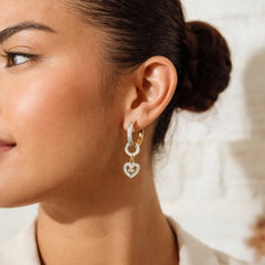 1K Zircon Dangling Earrings