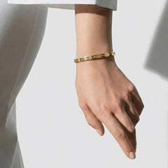 Be Brave Golden Bracelet Bangle - Shein