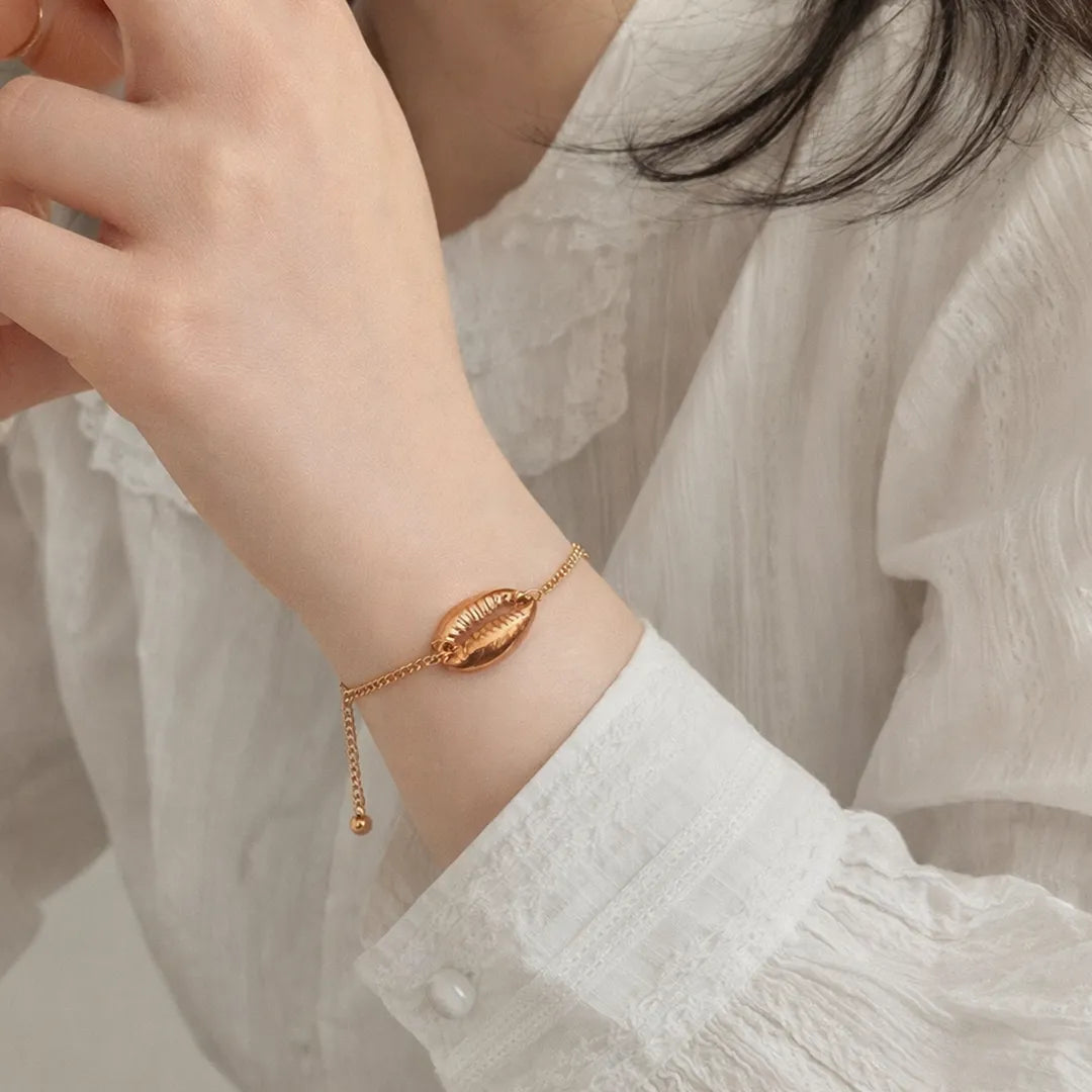 Bronze Shell Bracelet - Shein