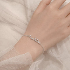 Silver Stone Bracelet - Shein