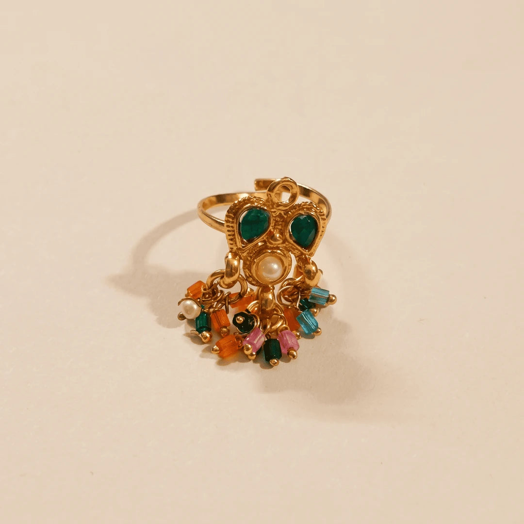 Champa Multi Beads Toe Ring (Bichwa)