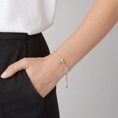 Golden Blue String Bracelet - Shein