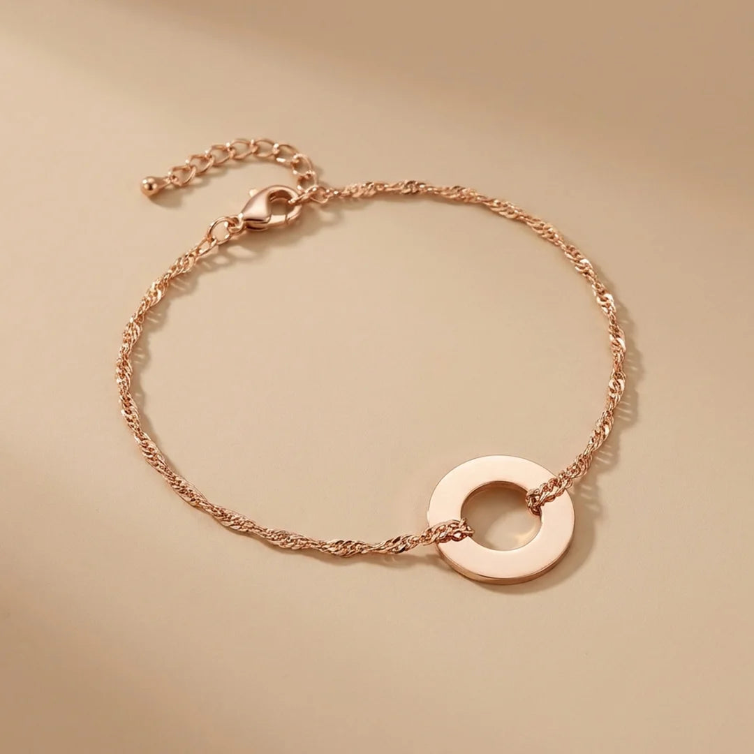 Golden Disc Bracelet - Shein