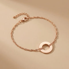 Golden Disc Bracelet - Shein