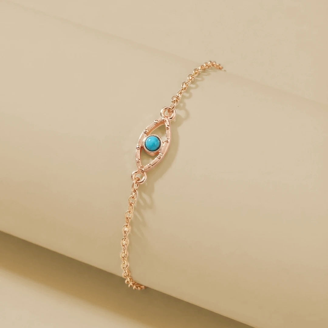 Golden Eye chain Bracelet - Shein