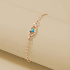 Golden Eye chain Bracelet - Shein