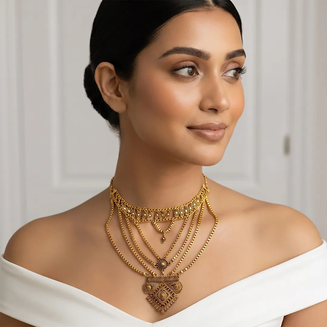 Golden Nomad Chain Necklace