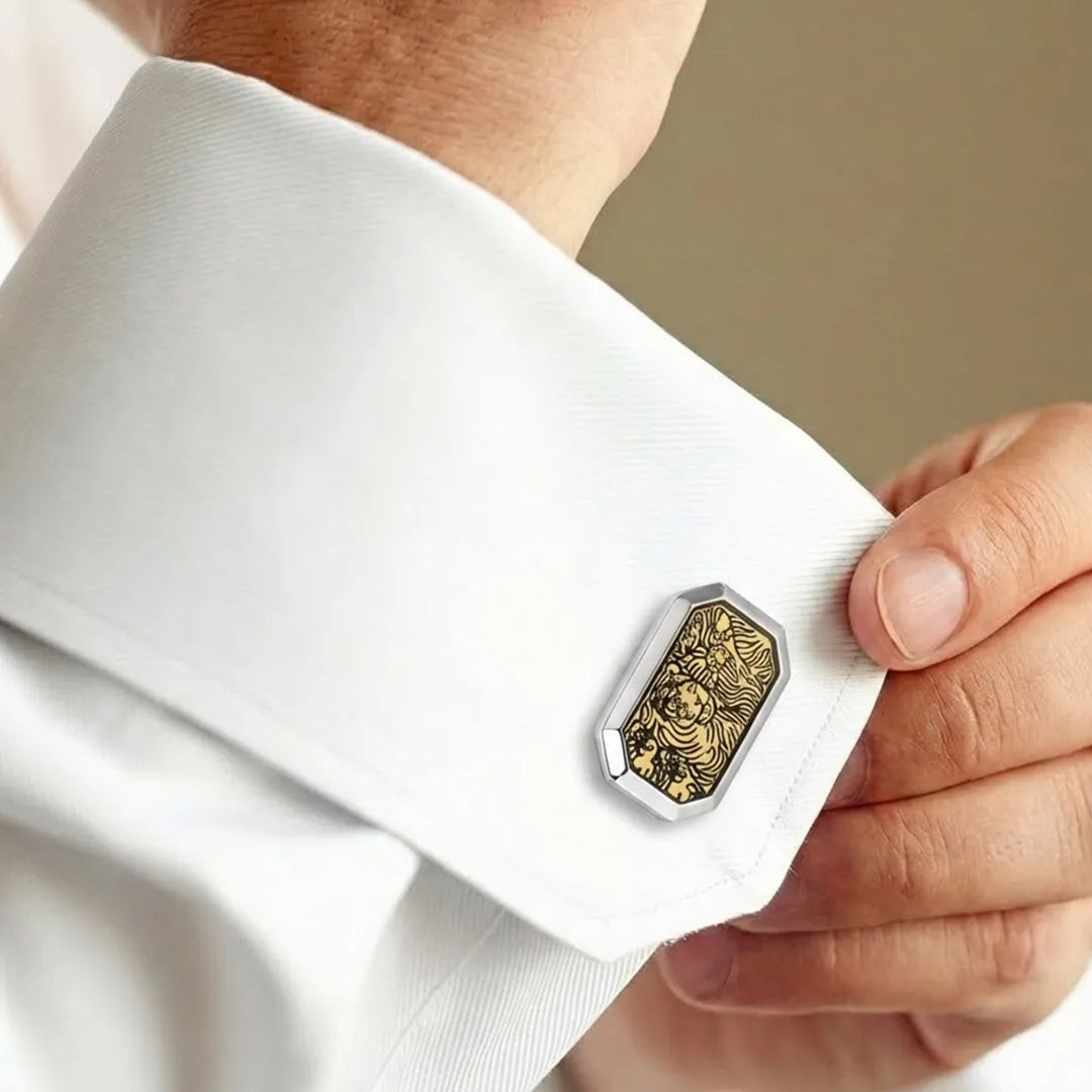 Golden_Patterned_Men_s_Cufflinks