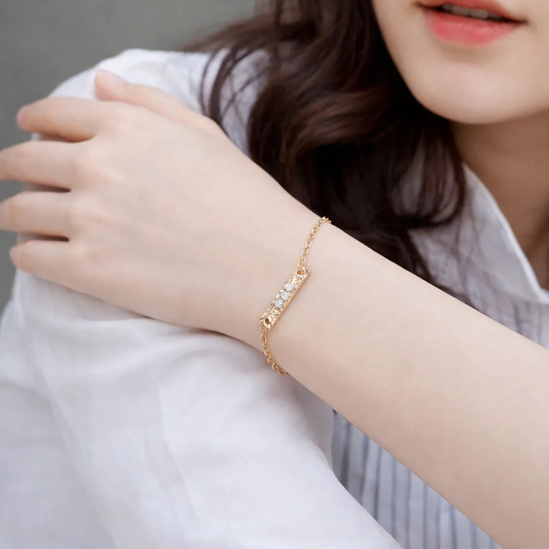 Golden Plate Bracelet - Shein