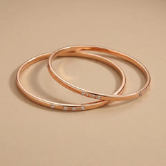 Golden Rhinestone Bangles