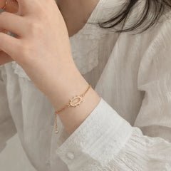 Golden Ring Bracelet - Shein