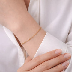 Golden Simple Chain Bracelet