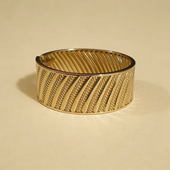 Golden Stripe Metallic Handcuffs