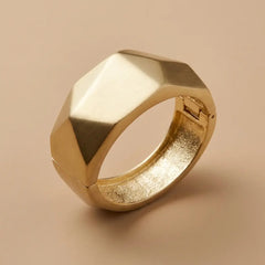 Hexa Metallic Golden Bracelet