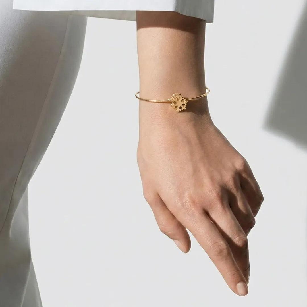 Ice Golden Bracelet Bangle - Shein (Size 2.7)
