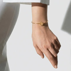 Ice Golden Bracelet Bangle - Shein (Size 2.7)