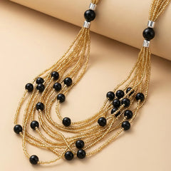 Multi Layer Beads Necklace
