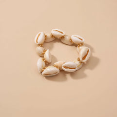 Sea Shell Golden Disc Bracelet - Shein