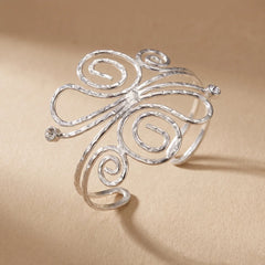 Silver Butterfly Metallic Handcuff