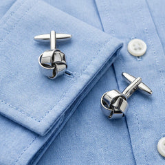 Silver Knot Cufflinks