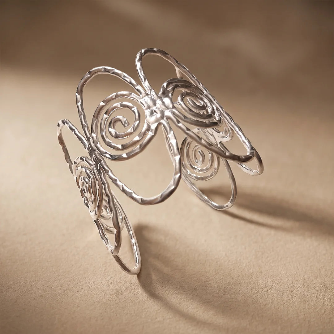 Silver Loop Eye Metallic Handcuff