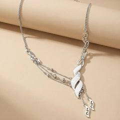 Silver Metallic Necklace