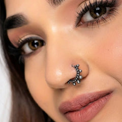 Silver Retro Nose Ring