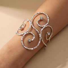 Silver Stone Metallic Handcuff