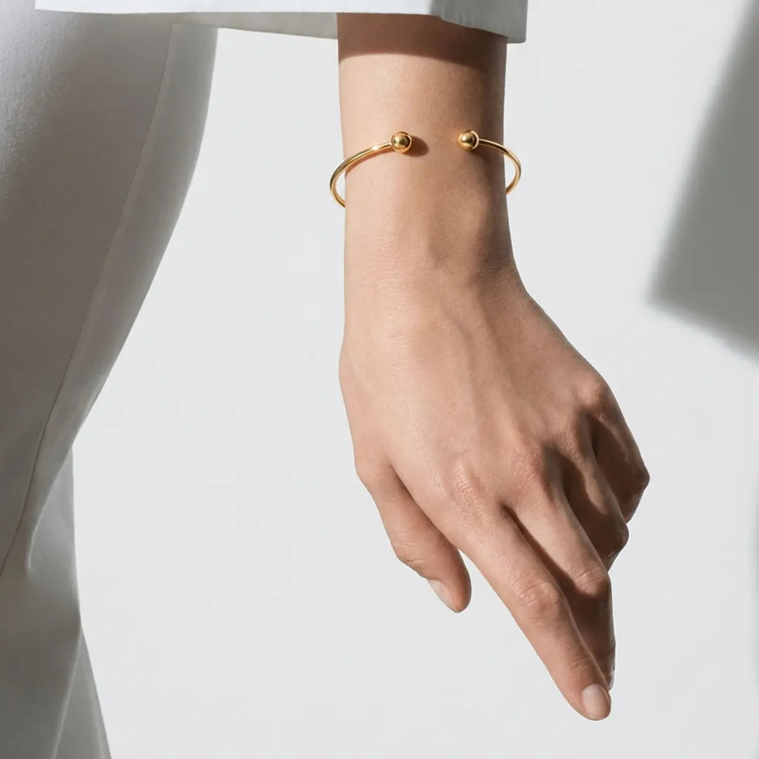 Simple Golden Bracelet Bangle - Shein