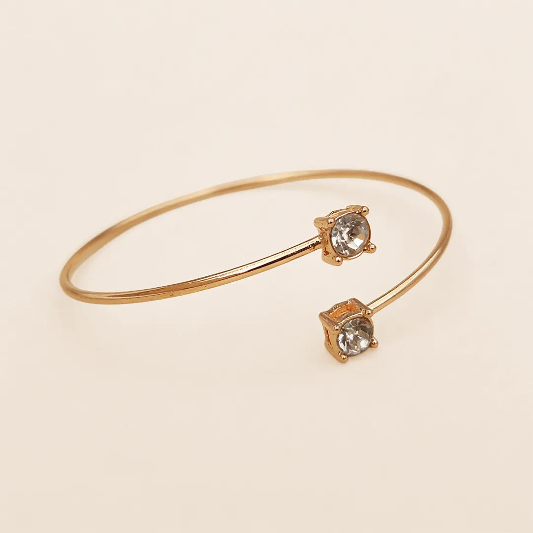 Square Stone Bracelet Bangle - Shein
