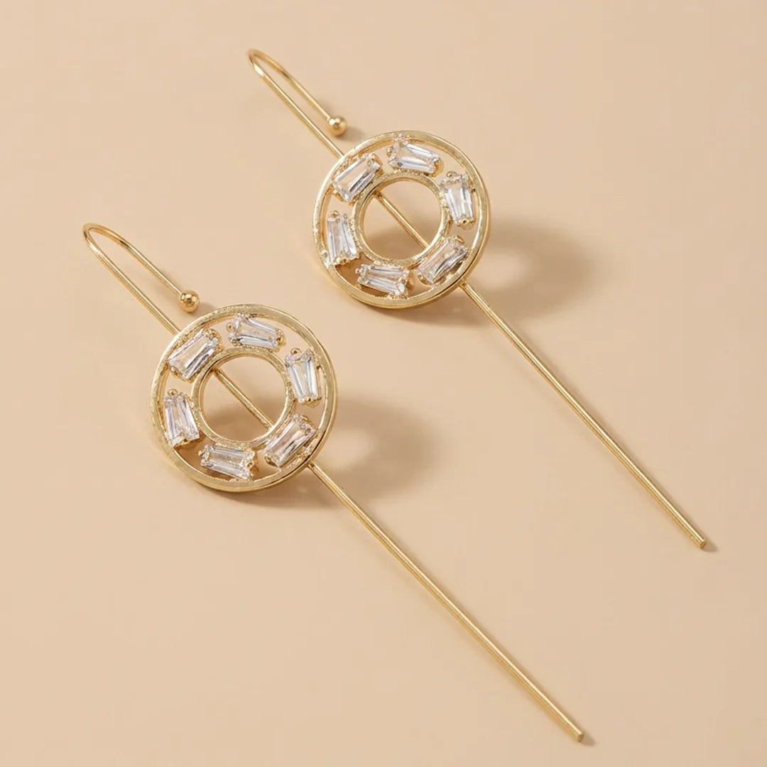 Stone Ear Cuff Golden