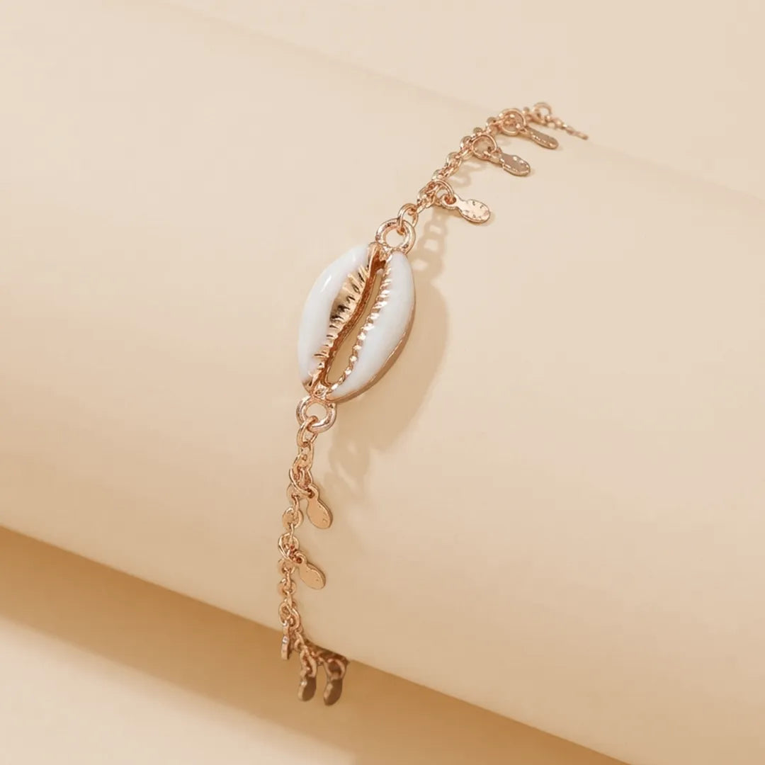 White Metallic Golden Bracelet - Shein