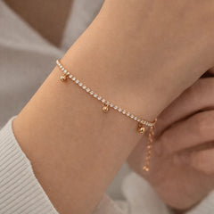 Golden Stone Chain Bracelet - Shein